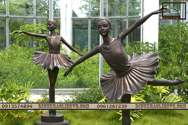 Ứng dụng trang trí nội ngoại thất của tượng cô gái nghệ thuật